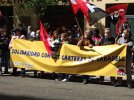 Concentración frente a la sede del PSOE