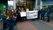 compañeros del 38 en sus desayunos reivindicativos apoyando al distrito (...)